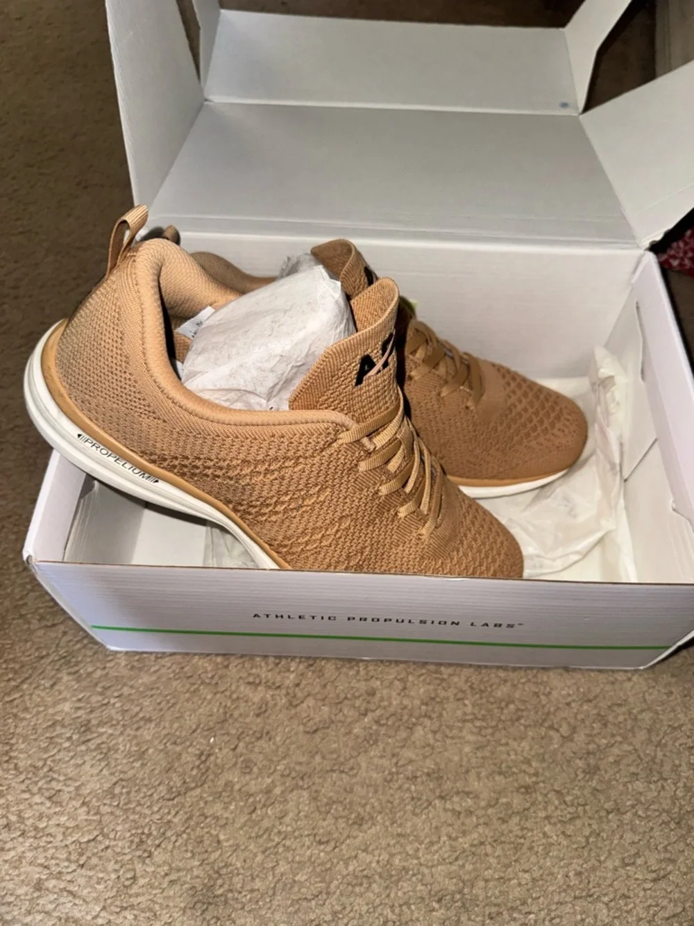 APL Men’s Tan Knit Sneaker